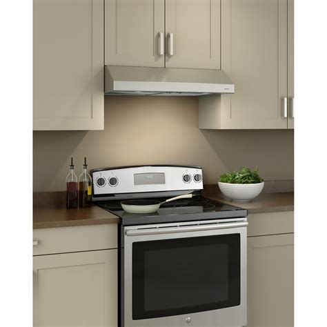 lowes broan 30 inch stainless steel under cabinet range hood|broan 30 ducted range hood.